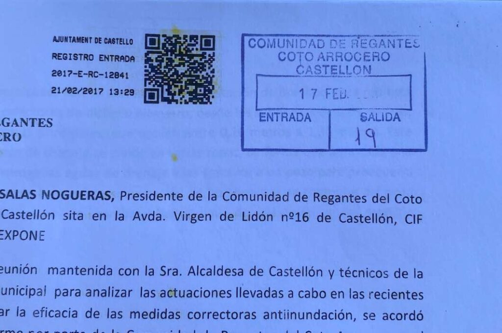 Marjaleria Castello Inundaciones