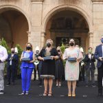 Homenaje victimas covid y trabajos esenciales 21