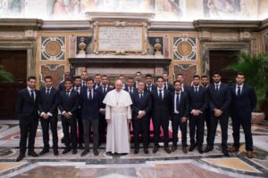 Fotos cedidas por El Vaticano
