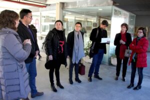 080216 Visita Diputados y Ayuntamiento IES Serra Espadà Onda