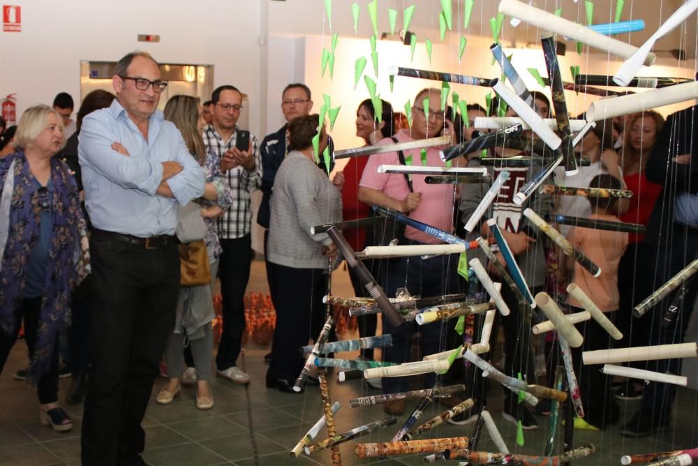 150518 Instalación exposición Museos Hiperconectados Museu del Taulell 'Manolo Safont'