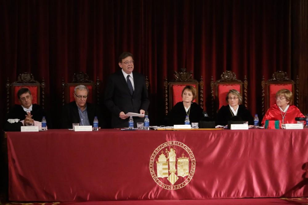 Ximo Puig, APERTURA_CURSO_UV