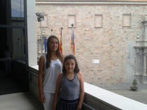 Las dos Reinas Falleras de Burriana para 2015.