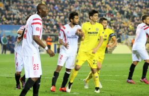 Gerard Moreno tuvo el 2-3 en dos ocasiones seguidas en el minuto 89. FOTO: PEDRO CAZORLA