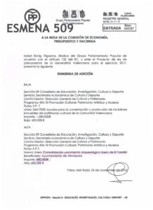 20161203 Enmienda 509 Torrelló Almassora