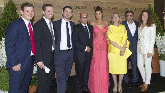 Irina Shayk deslumbra en la inauguración de la nueva tienda Porcelanosa