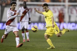 Sergio Marcos, del filial, se estrenó en Primera con el Villarreal. FOTO: LFP
