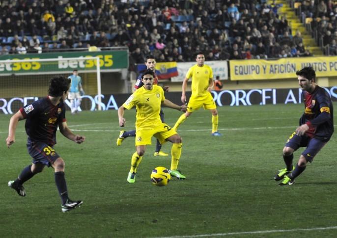 El Villarreal hizo vibrar a su afición en El Madrigal. FOTO: LALIGA