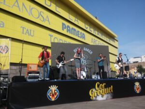 La presentación de los abonos 2017-18 contó con una actuación musical. FOTO: VILLARREAL CF