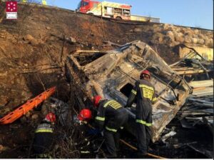 Accidente Santa Magdalena de Pulpis, Bomberos 3VII16 7