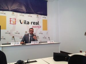 José Benlloch, en rueda de prensa en el Ayuntamiento de Vila-real.