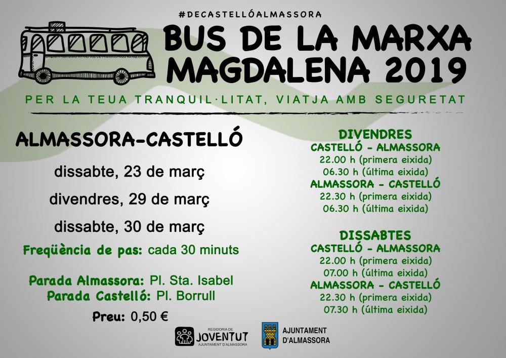 Almassora bus magdalena 2019