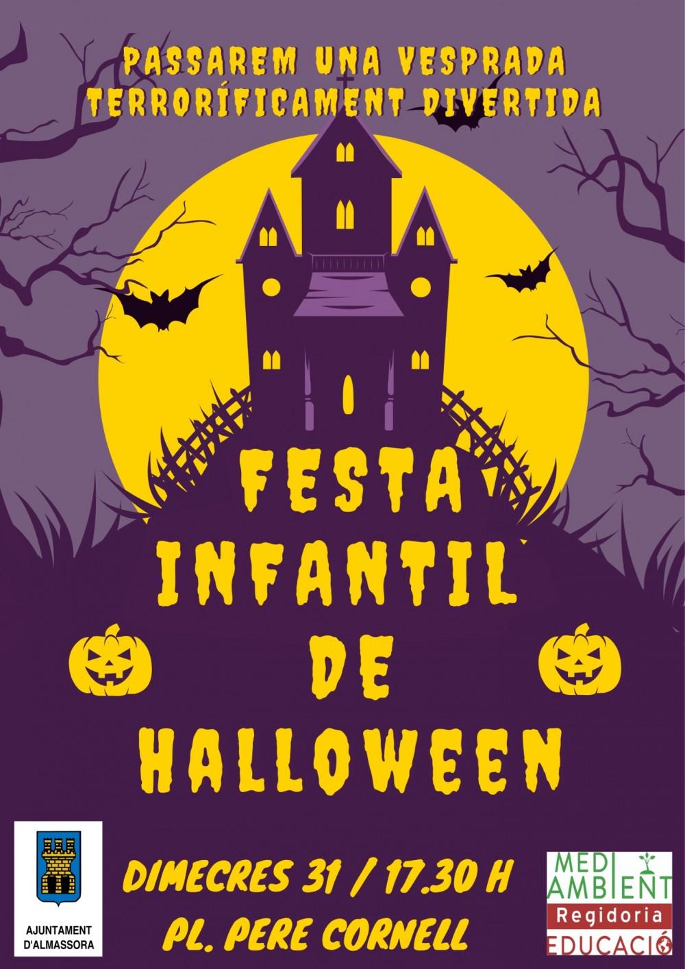 Almassora cartel Halloween infantil