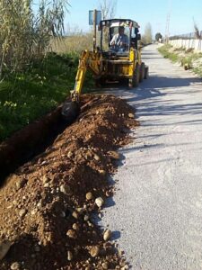 Almassora plantación senda Millars