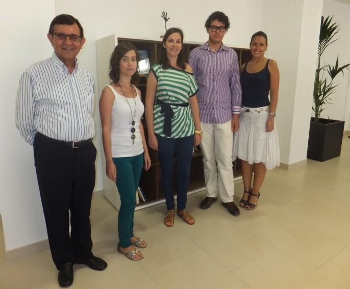 Almassora, recepción becarios