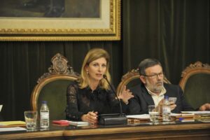 La alcaldesa de Castellón, Amparo Marco, habló este martes sobre la situación del Castellón.