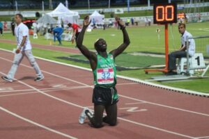 Antoine Gakeme se impuso en la prueba de 1.500 metros.