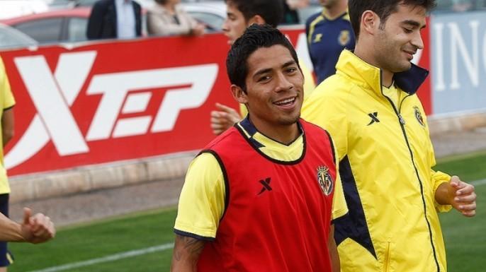Javier Aquino jugará este lunes su último partido con el Villarreal antes de viajar a México. FOTO: villarrealcf.es