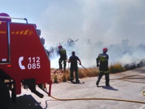 Bomberos sofocan fuego en Vinaròs