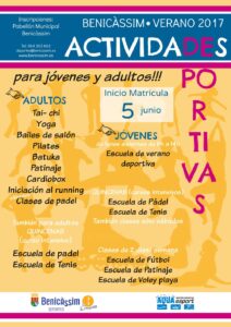 CARTEL ACTIVIDADES 2017