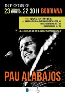 CARTELL CONCERT ALABAJOS TEATRE PAYÀ