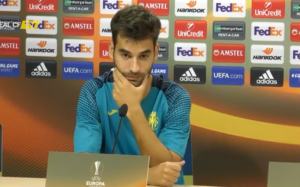 Fran Escribá, durante la rueda de prensa de este miércoles. 