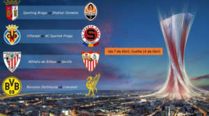 Cruce de los cuartos de final de la Europa League.