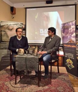 Carles Magraner i Rhamsés Ripollés, a la presentació de l'Early Music Morella