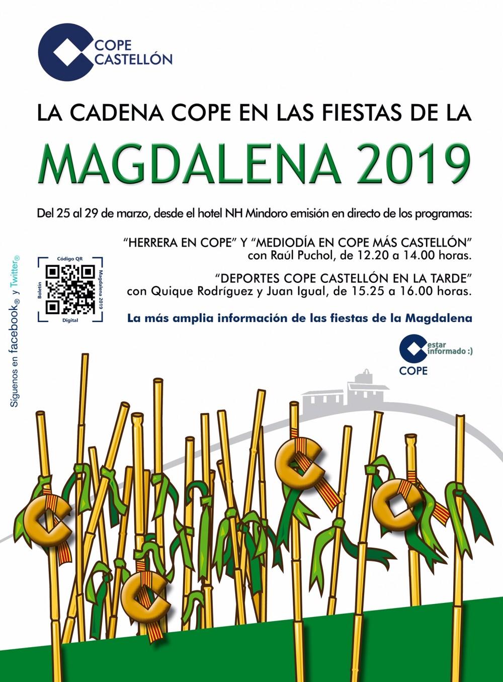 Cartel COPE MAGDALENA 2019