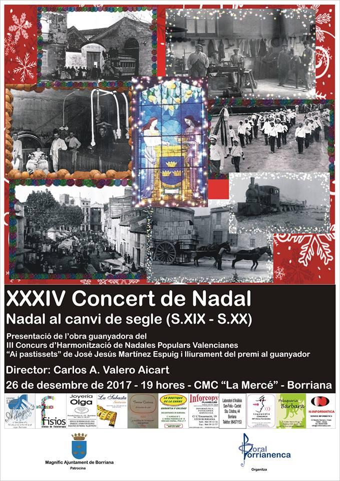 Cartell Coral Borrianenca Concert Nadal