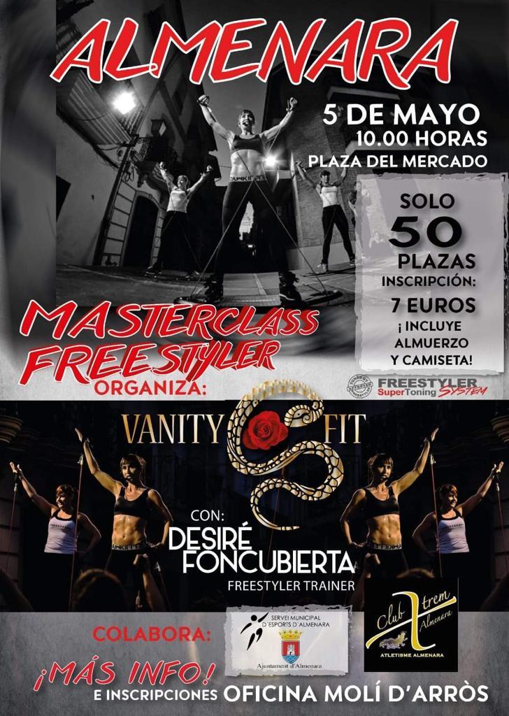 Cartell Masterclass Freestyler 5 maig