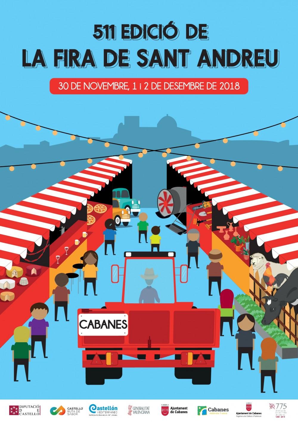 Cartell fira Cabanes