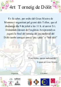 Cartell fira medieval'17