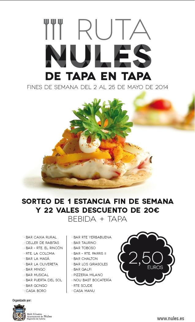 Certel Rura Nules de Tapa en Tapa.