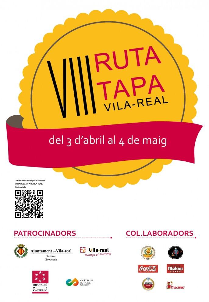 Certell de la Ruta de la Tapa 2014 en Vila-real.