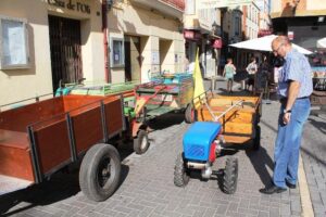 Concentración de máquinas de raure.