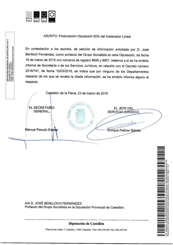 ContestacionSecretariaServiciosJuridicosPSOEacelerador