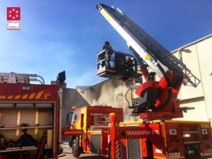 Incendio camí fondo