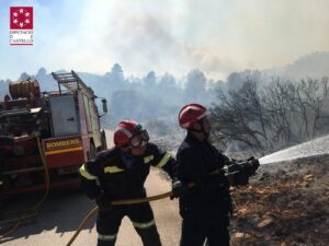 Incendio Vall d'Alba