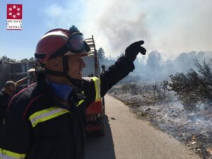 Incendio Vall d'Alba