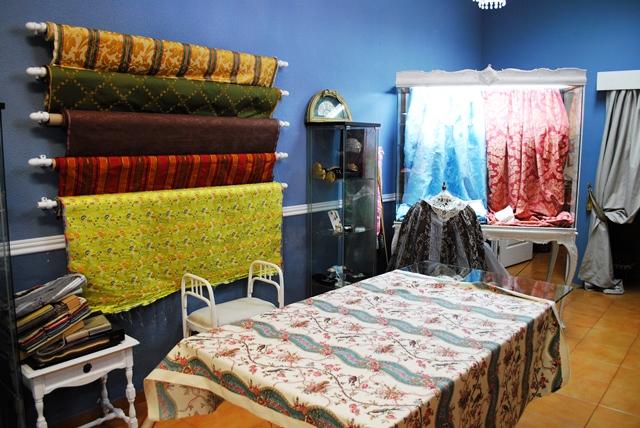 Interior de la tienda.