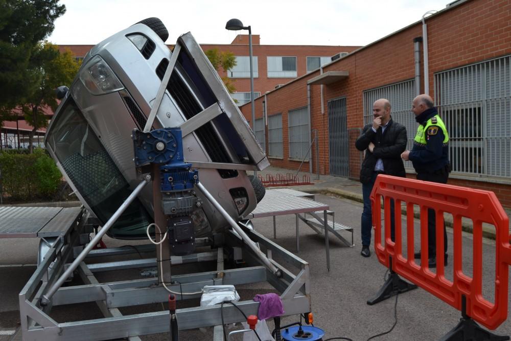 Simulación vuelco vehículo Vall