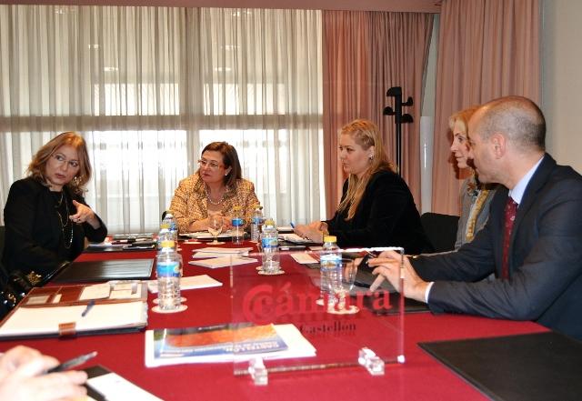 Reunión en la Cámara de Comercio.