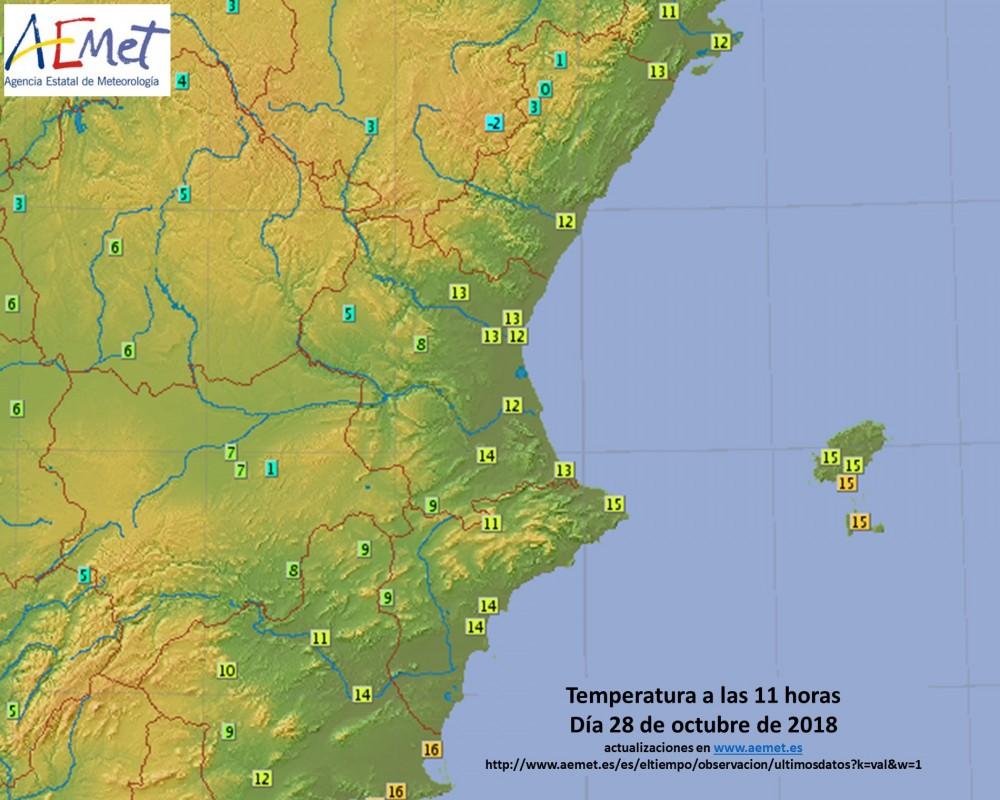 Temperaturas Comunitat, frío