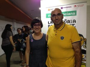 Elecciones 26J 2016 Jordi Navarrere, Marta Sorli, A la Valenciana (4)