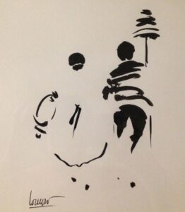 Fiesta Castelln Lorenzo Ramirez pintura