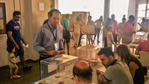 Folgado votando en Vila-real