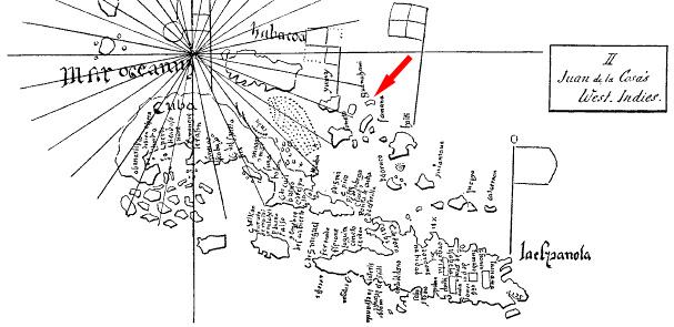 Mapa Juan de la Cosa