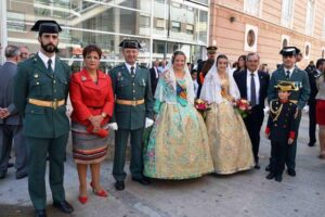 Guardia Civil de Burriana el Día del Pilar.