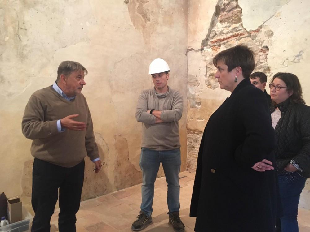 Descobriment mural torre Càlig